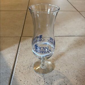 Vintage Royal Caribbean cocktail drink glass glassware GREAT! 1990s